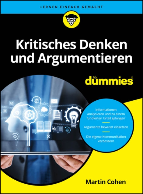 Book cover of: Kritisches Denken und Argumentieren fur Dummies. By: M. Cohen