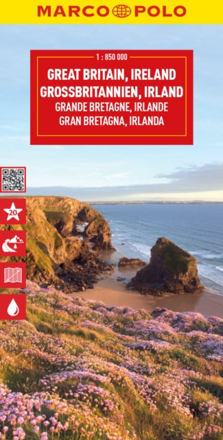 Book cover of: Great Britain & Ireland Marco Polo Map