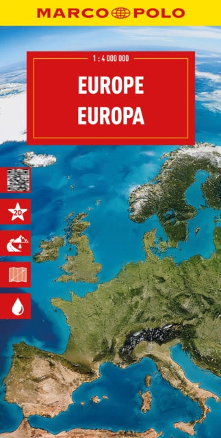 Book cover of: Europe Marco Polo Map