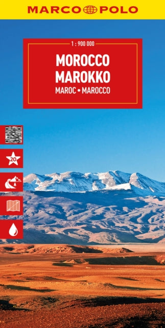 Book cover of: Morocco Marco Polo Map