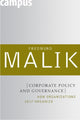 Book cover of: Corporate Policy and Governance. By: Fredmund Malik
