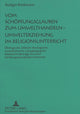 Book cover of: Vom Schoepfungsglauben zum Umwelthandeln - Umwelterziehung im Religionsunterricht