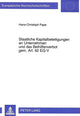 Book cover of: Staatliche Kapitalbeteiligungen an Unternehmen und das Beihilfenverbot gem. Art. 92 EG-V