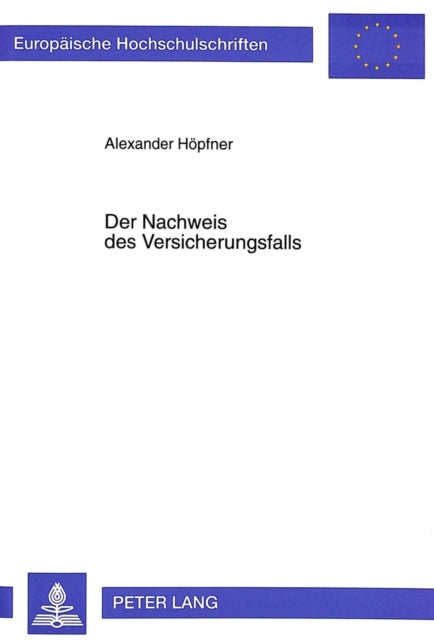 Book cover of: Der Nachweis des Versicherungsfalls
