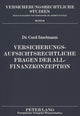 Book cover of: Versicherungsaufsichtsrechtliche Fragen der Allfinanzkonzeption