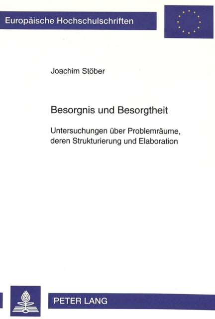 Book cover of: Besorgnis und Besorgtheit