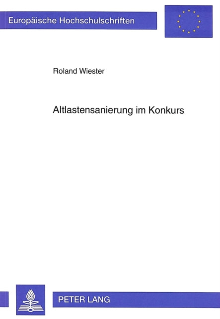Book cover of: Altlastensanierung im Konkurs