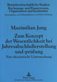 Book cover of: Zum Konzept Der Wesentlichkeit Bei Jahresabschlußerstellung Und -Pruefung
