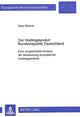 Book cover of: Der Holdingstandort Bundesrepublik Deutschland