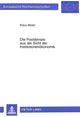 Book cover of: Die Postdienste aus der Sicht der Institutionenoekonomik