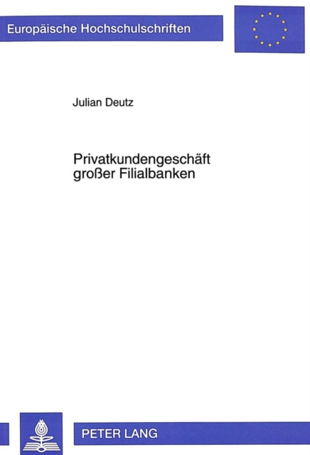 Book cover of: Privatkundengeschaeft groer Filialbanken