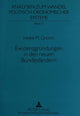 Book cover of: Existenzgruendungen in den neuen Bundeslaendern