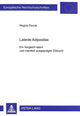 Book cover of: Latente Adipositas