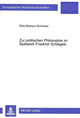 Book cover of: Zur politischen Philosophie im Spaetwerk Friedrich Schlegels