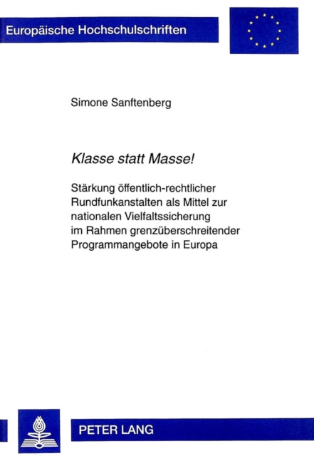Book cover of: «Klasse statt Masse!»