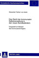Book cover of: Das Recht Der Kommunalen Selbstverwaltung in Den Neuen Bundeslaendern