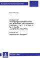 Book cover of: Analyse Der Verwaltungsstraftatbestaende Des Auslaender- Und Asylrechts § 92 Abs. 1, Nr. 1, 2, 6, Abs. 2, Nr. 1 Auslg Und § 85 Nr. 2 Asylvfg