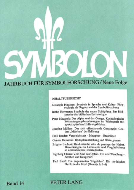Book cover of: Symbolon - Band 14. By: Peter Gerlitz