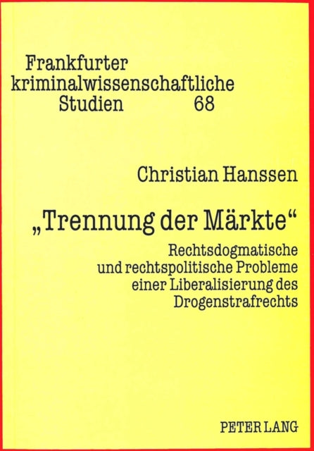 Book cover of: «Trennung der Maerkte». By: Christian Hanssen