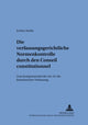 Book cover of: Die verfassungsgerichtliche Normenkontrolle durch den Conseil constitutionnel. By: Jochen Starke