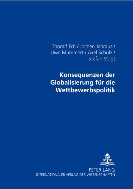 Book cover of: Konsequenzen der Globalisierung fuer die Wettbewerbspolitik