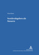 Book cover of: Sonderabgaben als Steuern. By: Timo Kieser
