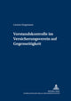 Book cover of: Vorstandskontrolle im Versicherungsverein auf Gegenseitigkeit. By: Carsten Hoppmann