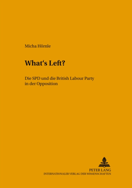 Book cover of: What's Left?