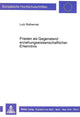 Book cover of: Frieden als Gegenstand erziehungswissenschaftlicher Erkenntnis
