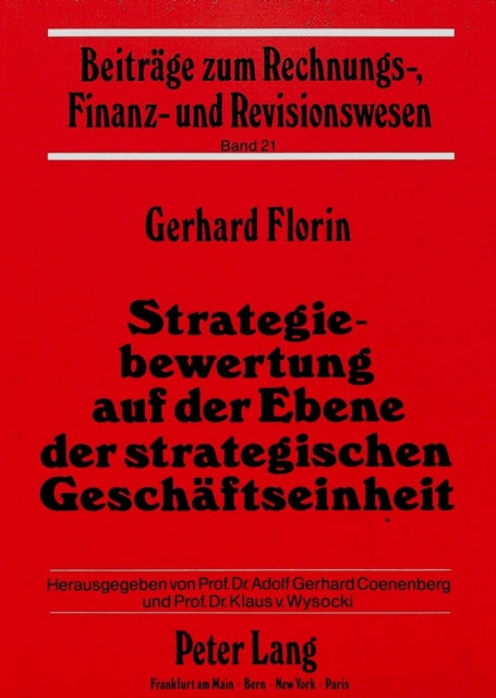 Book cover of: Strategiebewertung auf der Ebene der strategischen Geschaeftseinheit