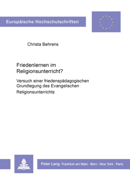 Book cover of: Friedenlernen im Religionsunterricht?