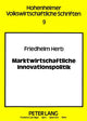 Book cover of: Marktwirtschaftliche Innovationspolitik