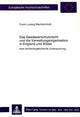 Book cover of: Das Gewaesserschutzrecht und die Verwaltungsorganisation in England und Wales