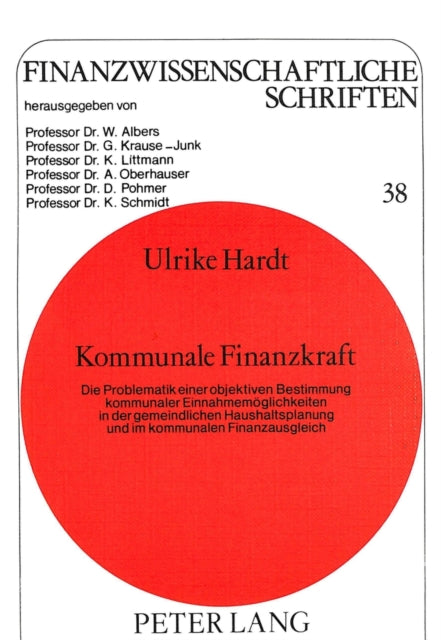 Book cover of: Kommunale Finanzkraft