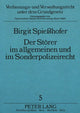 Book cover of: Der Stoerer im allgemeinen und im Sonderpolizeirecht