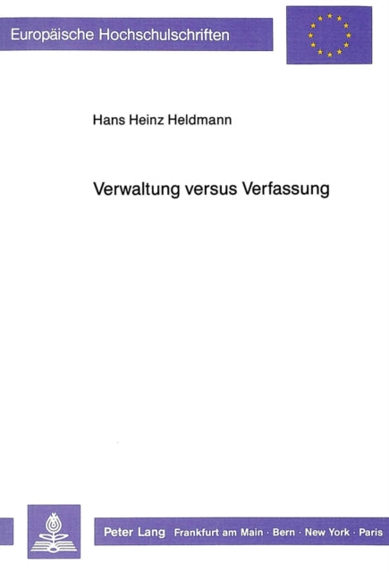 Book cover of: Verwaltung versus Verfassung