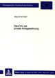 Book cover of: Die ECU als private Anlagewaehrung