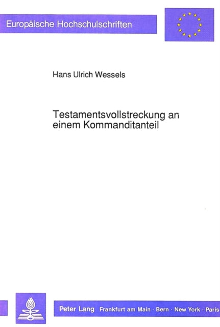 Book cover of: Testamentsvollstreckung an einem Kommanditanteil