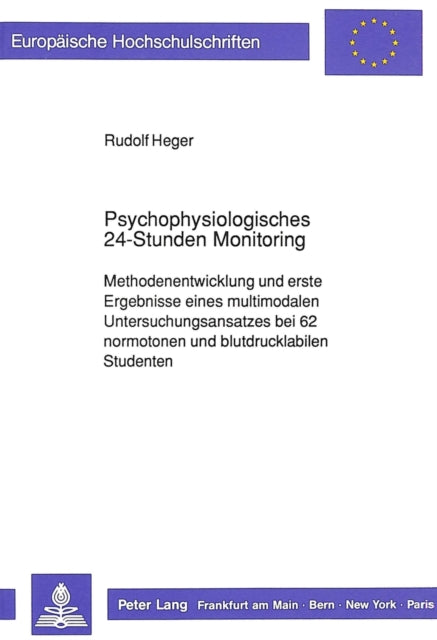 Book cover of: Psychophysiologisches 24-Stunden Monitoring