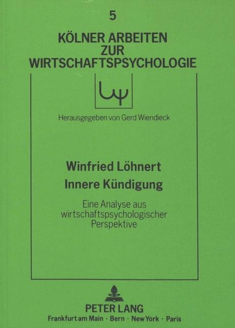 Book cover of: Innere Kuendigung