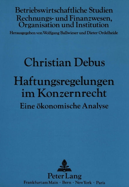 Book cover of: Haftungsregelungen im Konzernrecht