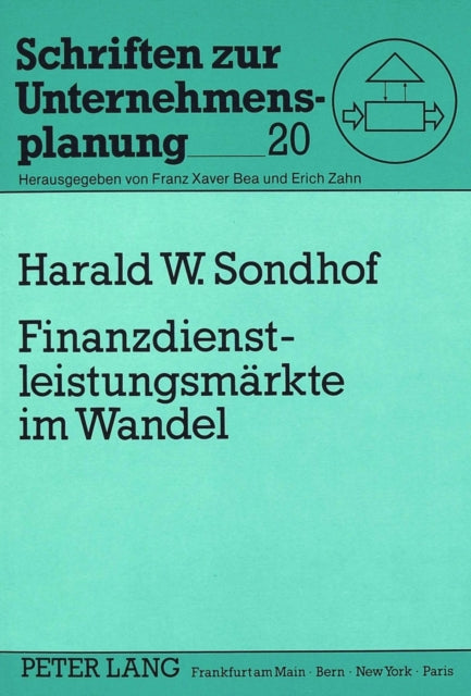 Book cover of: Finanzdienstleistungsmaerkte im Wandel