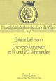 Book cover of: Ehevereinbarungen im 19. und 20. Jahrhundert