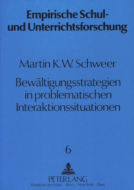 Book cover of: Bewaeltigungsstrategien in problematischen Interaktionssituationen