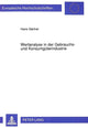 Book cover of: Wertanalyse in der Gebrauchs- und Konsumgueterindustrie