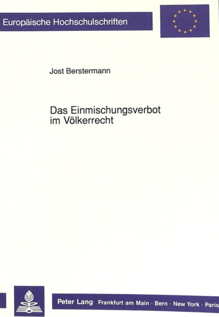 Book cover of: Das Einmischungsverbot im Voelkerrecht