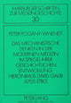 Book cover of: Das mechanistische Denken in der modernen Medizin im Spiegel ihrer geschichtlichen Entwicklung: Hieronimus David Gaub (1705-1780)