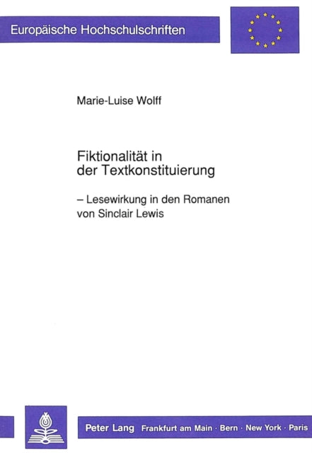 Book cover of: Fiktionalitaet in der Textkonstituierung