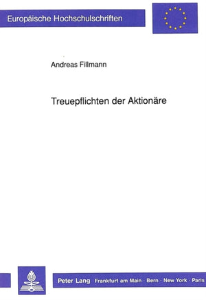 Treuepflichten der Aktionaere