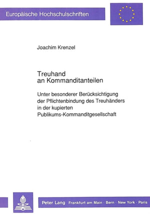Treuhand an Kommanditanteilen